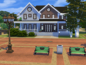 Sims 4 — Albion way 34 by gredsuke2 — A lovely home for a family with pets and who want a big backyard. 