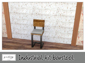 Sims 4 — Industrial kit barstool by so87g — cost: 90$, you can found it in comfort - barstool NEW features of the object: