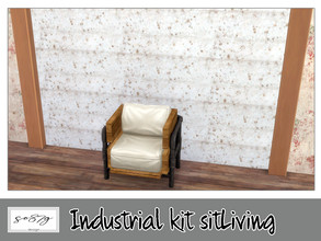 Sims 4 — Industrial kit sit-living by so87g — cost: 150$, you can found it in comfort - chair (living) NEW features of