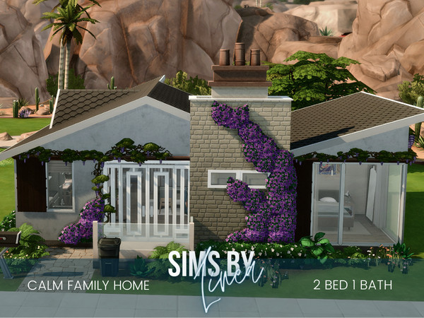 Sims 4 — Calm Family Home by SIMSBYLINEA — The Raffia Quinta has been renovated and updated to be a calm and relaxing