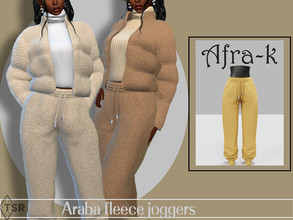 Sims 4 — Araba fleece joggers by akaysims — Fleece joggers in 20 swatches. - Found in Cold weather category - HQ