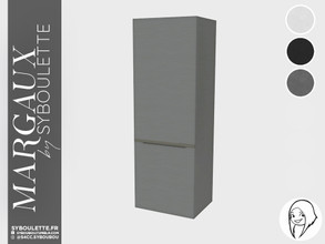 Sims 4 — Margaux - Fridge by Syboubou — This is a functional and tall fridge.