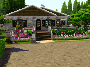Sims 4 — Mason Lane ]]-NO CC-[[ by Sphrinxx — Small home sitting in Glimmerbrook on small lot, limited amount of clutter
