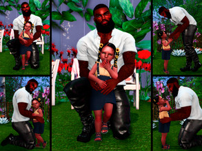 Sims 4 — Sweet Daddy Love Posepack by couquett — beautiful and tender poses for a special father and daughter or Son day