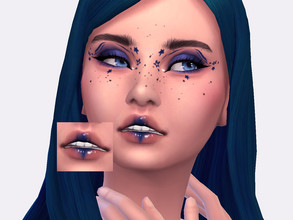 Sims 4 — Cosmic Fairy Lipgloss by Sagittariah — base game compatible 5 swatch properly tagged enabled for all occults