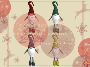 Sims 4 — [SJB] Teresa set christmas gnome 1 by Ylka by Ylka — This is a toy gnome that you can place under your Christmas