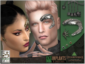 Sims 4 — Steampunked - Seven: Borg's Implants by BAkalia — Hello :) This are the Seven's Borg Implants from the series