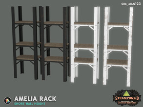 Sims 4 — Amelia Short Rack by sim_man123 — Large warehouse-style industrial shelving - just what you've always wanted in