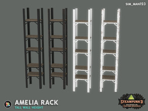 Sims 4 — Amelia Tall Rack by sim_man123 — Large warehouse-style industrial shelving - just what you've always wanted in