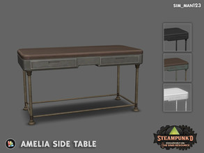Sims 4 — Amelia Side Table by sim_man123 — A side table with expanded utility, small appliances can be placed on this