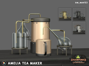 Sims 4 — Amelia Tea Brewer by sim_man123 — Who doesn't love a good cup of tea? Fully functional, the same as the