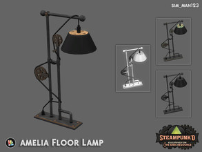Sims 4 — Amelia Floor Lamp by sim_man123 — Sort of an arcane contraption... how do you turn it on?