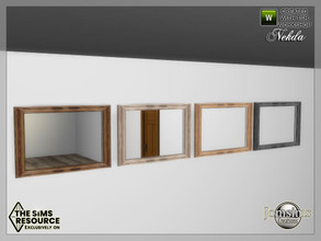 Sims 4 — Nekda livingroom wall mirror2 by jomsims — Nekda livingroom wall mirror2
