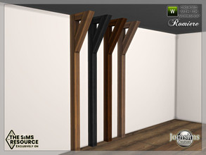 Sims 4 — Romiere column wall deco by jomsims — Romiere column wall deco. i use it like a wall deco