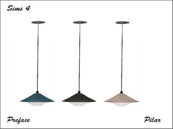 Sims 4 — Preface CeilingLingt Long by Pilar — Preface CeilingLingt Long