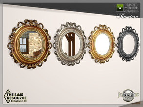 Sims 4 — Romiere wall mirror by jomsims — Romiere wall mirror