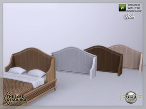 Sims 4 — siko bedroom Headboard bed by jomsims — siko bedroom Headboard bed