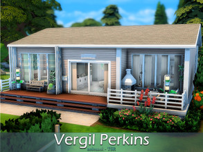 Sims 4 — Vergil Perkins / No CC by nolcanol — Vergil Perkins is a small, single-story house on the outside. However,