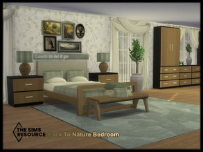 Sims 4 — Back To Nature Bedroom  by seimar8 — Maxis match Back To Nature Bedroom set in which to relax, calm and rest