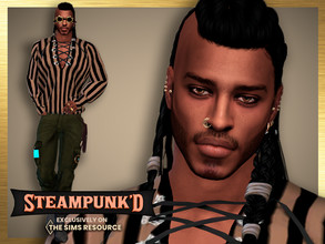 Sims 4 — Steampunked - Vincent Burnett by DarkWave14 — Download all CC's listed in the Required Tab to have the sim like