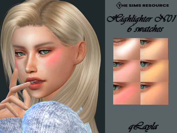 Sims 4 — Highlighter N01 by qLayla — The highlighter is : - base game compatible. - allowed for teen, young adult, adult