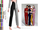 Sims 4 — Paige Pants by Charlotte_Morris — Paige Pants 26 swatches Feminine Teen, Young Adult, Adult, Elder New mesh All