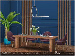 Sims 4 — ModernLight - ceiling lamp Beta by Severinka_ — Ceiling lamp Beta From the set 'Modern Light' For the middle and