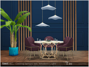 Sims 4 — ModernLight - ceiling lamp Tau by Severinka_ — Ceiling lamp Tau From the set 'Modern Light' For the middle and