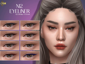 Sims 4 — LMCS Liner N12 (HQ) by Lisaminicatsims — -New Mesh -8 swatches -All Skin