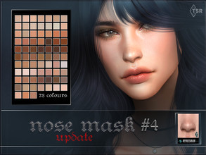 Sims 4 — Nose mask 04 UPDATE for sim creators  by RemusSirion — Nose mask 04. This is a re-upload of the nose mask 04 as