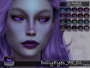 Sims 4 — DollyEyes_75_CL by tatygagg — New Fantasy Eyes for your sims. - Female, Male - Human, Alien - Toddler to Elder -