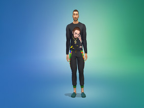 Sims 4 — Post Malone shirt by jesshailey — Post Malone head on the front, last name MALONE on back of the shirt