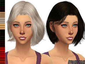 Sims 4 — S-Club WM Hair 202103 retexture by Daweesims — New retextured hair for you and your sims. I hope you like it! =)