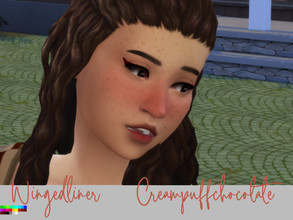 Sims 4 — Winged Liner by creampuffchoco — My first makeup CC comes in a wide array of colors.