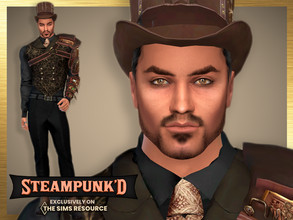 Sims 4 — Steampunked - Charles Beaufort by DarkWave14 — Download all CC's listed in the Required Tab to have the sim like