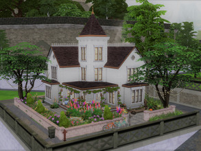 Sims 4 — Little castle no cc 20x20 by sgK452 — In Windenburg there is a small castle very comfortable to welcome a family