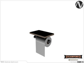 Sims 4 — Steampunked | Belinda Toilet Paper Holder by ArtVitalex — Bathroom Collection | All rights reserved | Belong to