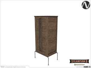 Sims 4 — Steampunked | Charlotte Storage Cabinet by ArtVitalex — Bathroom Collection | All rights reserved | Belong to