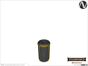 Sims 4 — Steampunked | Charlotte Jar With Lid by ArtVitalex — Bathroom Collection | All rights reserved | Belong to 2022