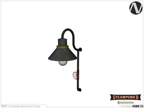Sims 4 — Steampunked | Charlotte Wall Lamp by ArtVitalex — Bathroom Collection | All rights reserved | Belong to 2022