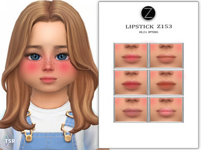 Sims 4 — LIPSTICK 153 by ZENX — -Base Game -All Age -For Female -6 colors -Works with all of skins -Compatible with HQ