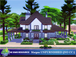 Sims 4 — Margan UNFURNISHED by Bozena — The house is located in the Pendura Viev . Willow Creek. Lot: 30 x 20 Value: $ 36