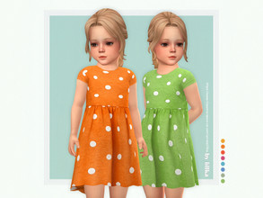 Sims 4 — Serina Dress by lillka — 8 swatches Base game compatible Custom thumbnail