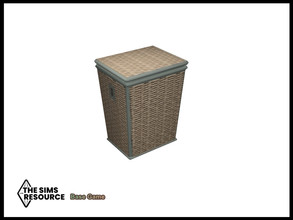 Sims 4 — Back To Nature Laundry Hamper by seimar8 — Maxis match wicker laundry hamper Base Game