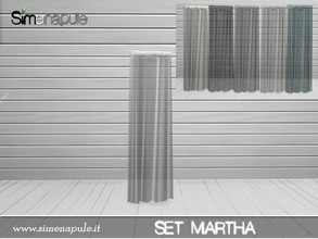 Sims 4 — Set Martha Curtain Left by Simenapule — Set Martha. A curtain for the Martha sofa. 6 colors.