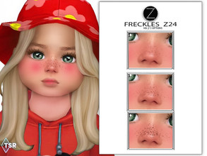 Sims 4 — FRECKLES Z24 by ZENX — -Base Game -All Age -For Female -3 colors -Works with all of skins -Compatible with HQ