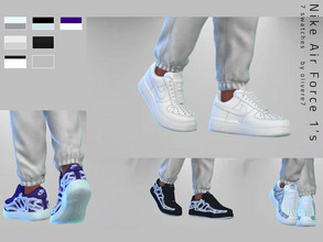 Sims 4 — Nike Air Force 1's by olivere7 — -> Male and Female -> 7+ Swatches -> 3 halloween variants based on