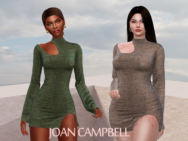 Sims 4 — Emily Dress by Joan_Campbell_Beauty_ — 10 swatches Custom thumbnail Original mesh Hq compatible
