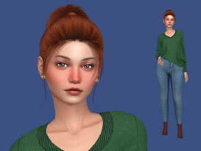 Sims 4 — Jolene Park by EmmaGRT — Young Adult Sim Trait: Bookworm Aspiration: Big Happy Family *Make sure to check the