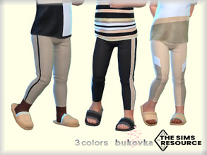 Sims 4 — Pants Pajamas  by bukovka — Pants for boys Toddler. Installed standalone, suitable for the base game. 3 color